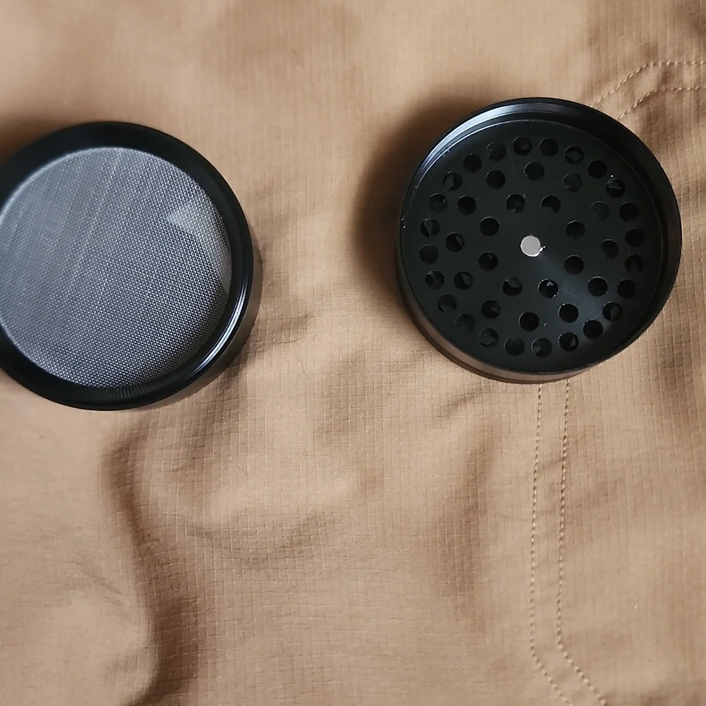 Black Herb and Spice Grinder with Leprechaun Design
